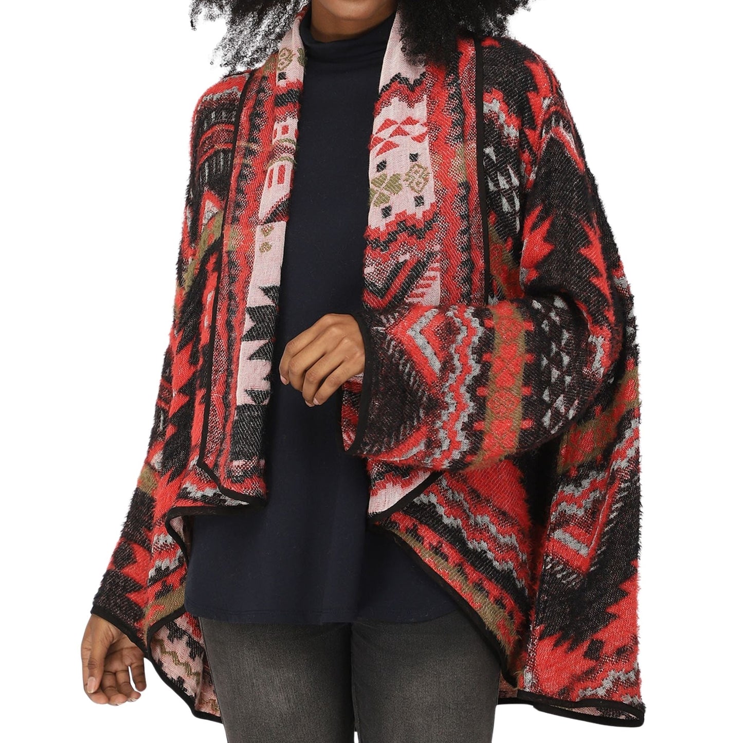 Santo Kimono - Black Cherry