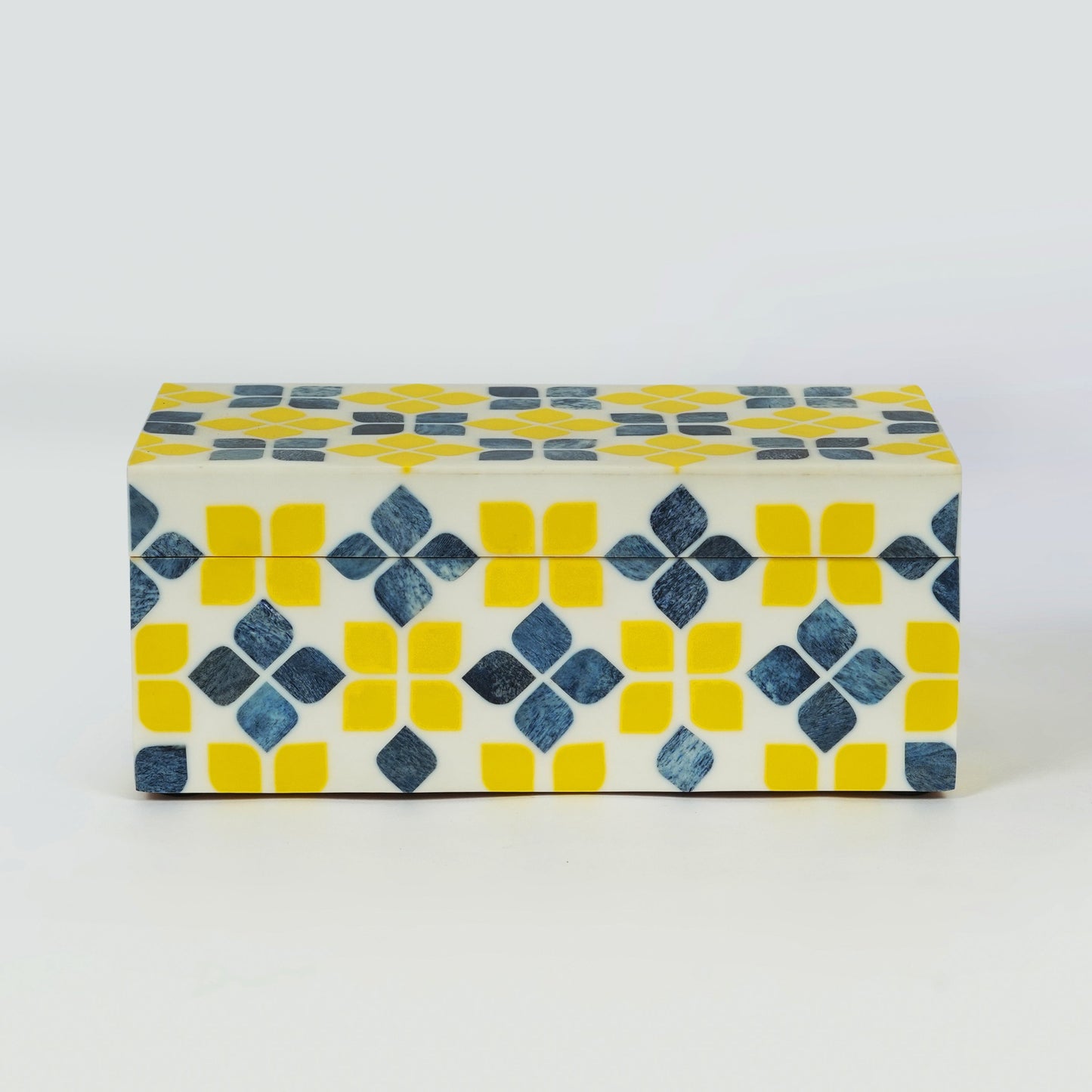 Marigold Mosaic Bone Inlay Storage Box