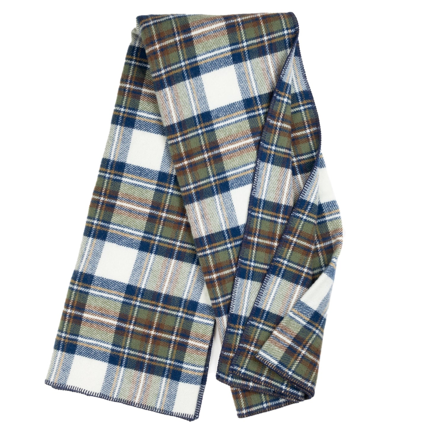 Highland Tweeds BIG Throw ~ Muted Blue Stewart ~