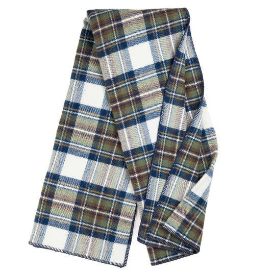 Highland Tweeds BIG Throw ~ Muted Blue Stewart ~
