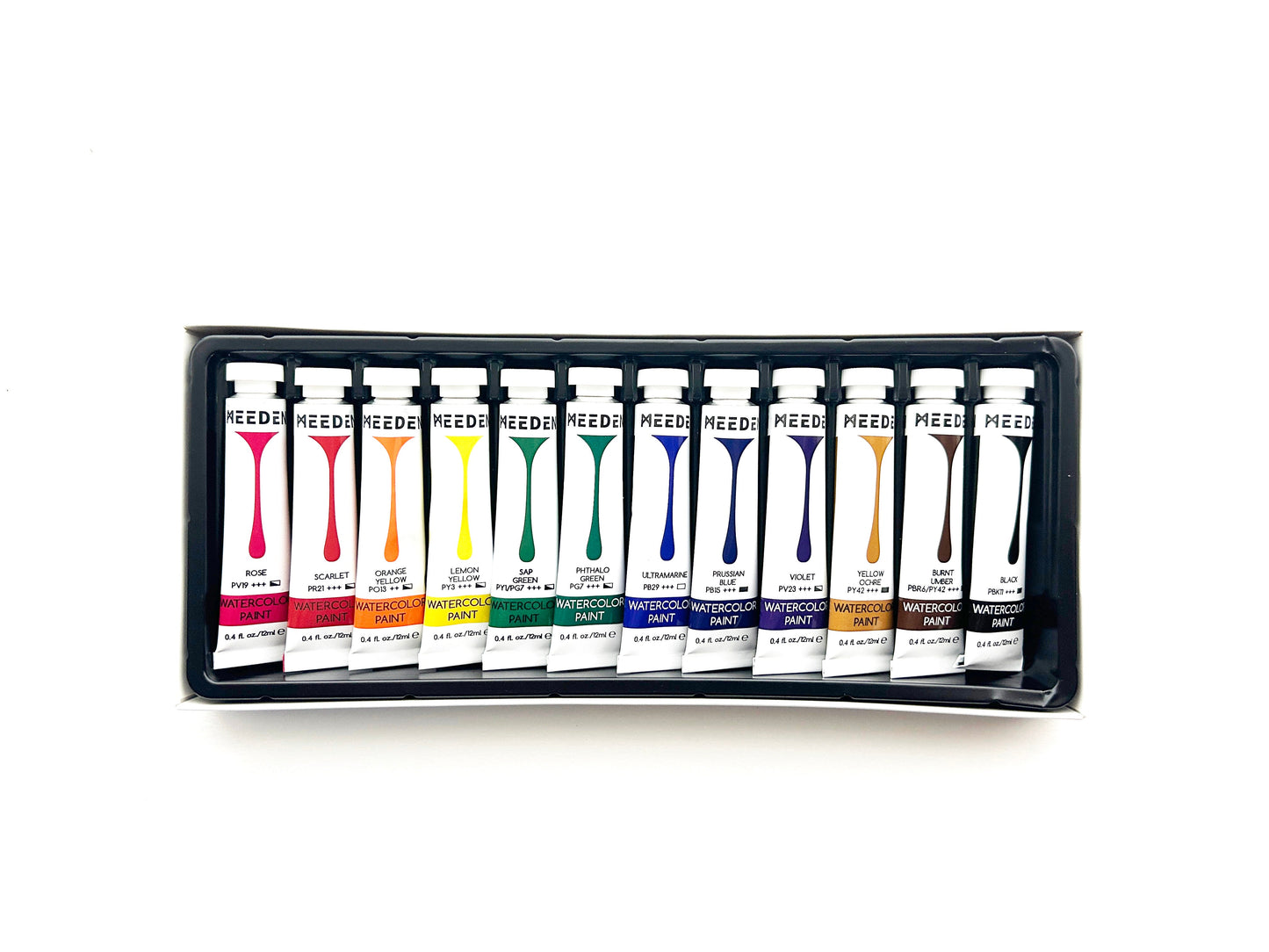 12-Color Watercolor Paint Set for Calm, Intuitive Painting & Creative Reset