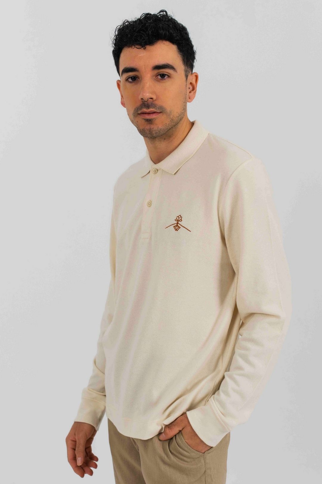 Polo algodón orgánico - Natural