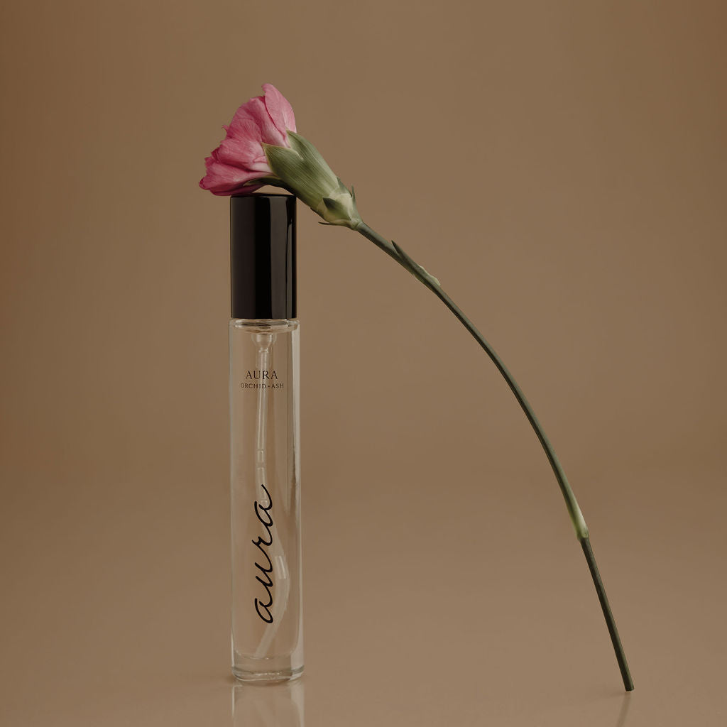 grapefruit + tonka bean | AURA Perfume Travel Spray