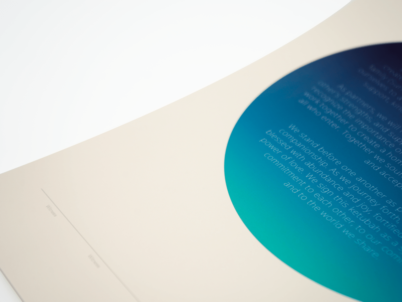 Circles Ketubah