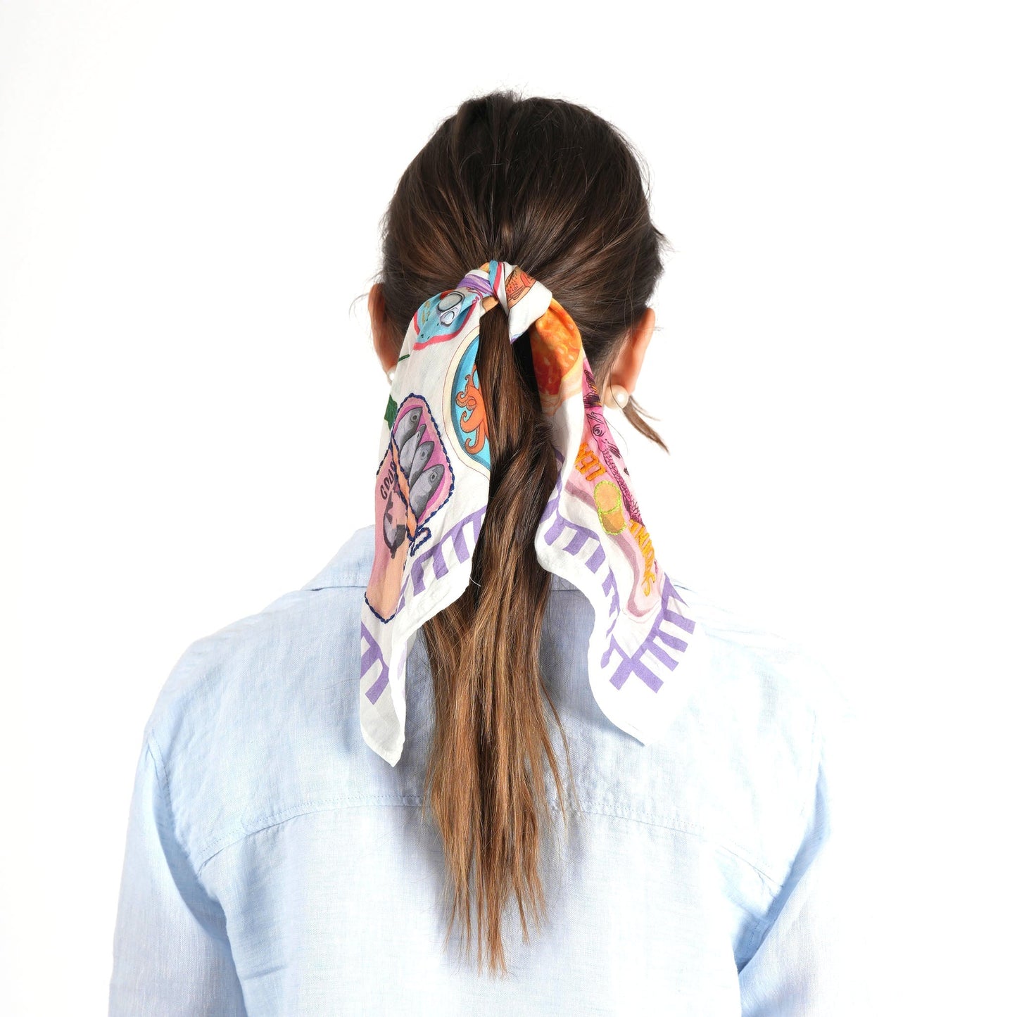 Tinned Treasures Bandana - Purple