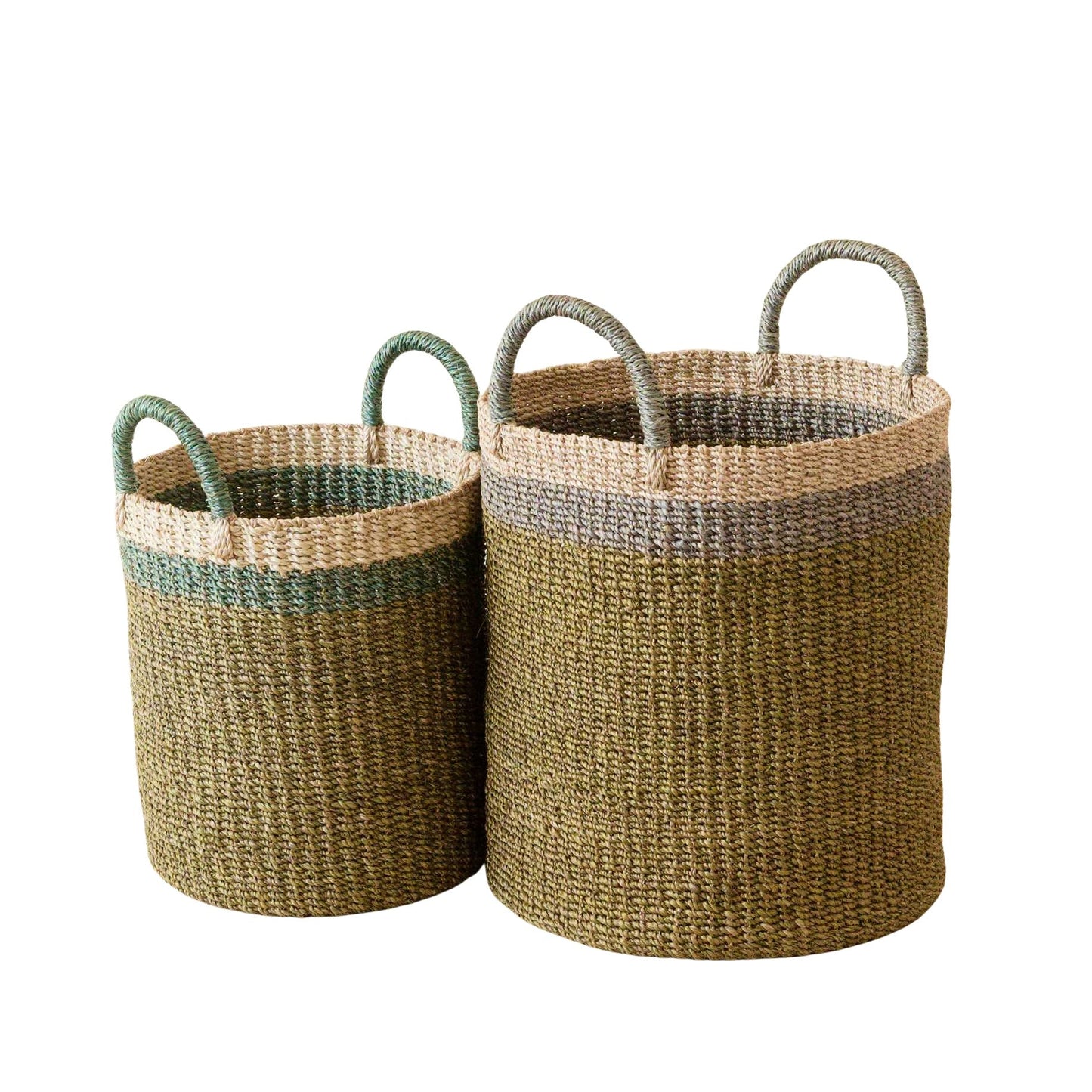 S/2 Olive Baskets with Handle