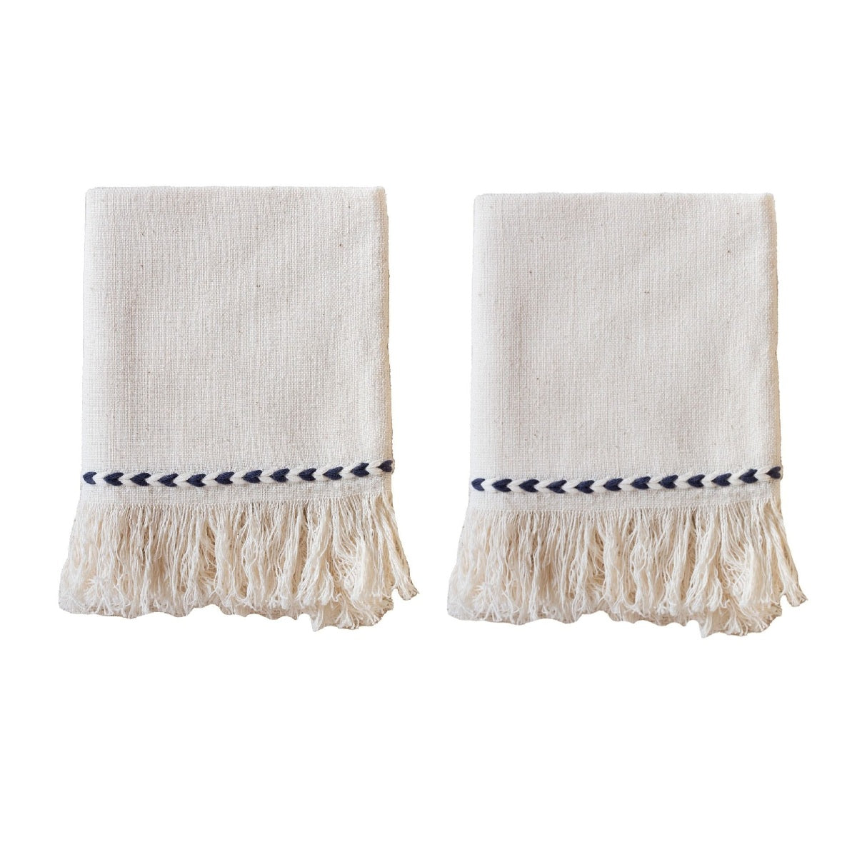 Indigo Braid Detail Napkin | Set of 2