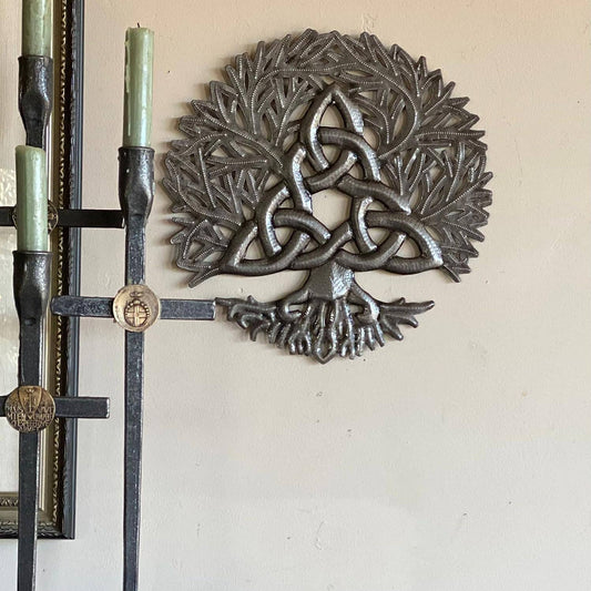 Celtic Knot Symbol, Tree of life Wall Hanging Art 11"