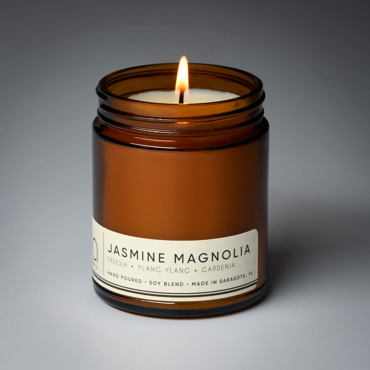 Jasmine Magnolia Soy Blend Candle — Gardenia, Ylang Ylang & Musk