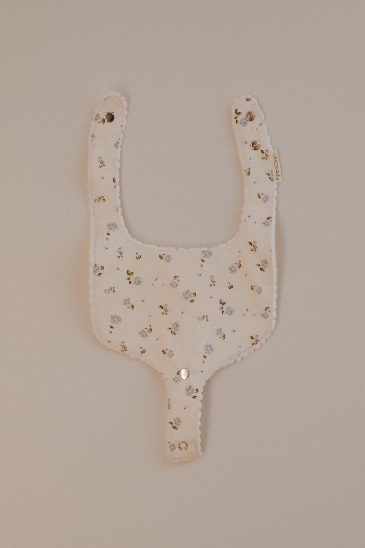Soothe & Snap Pacifier Bib - Rosemilk Bloom