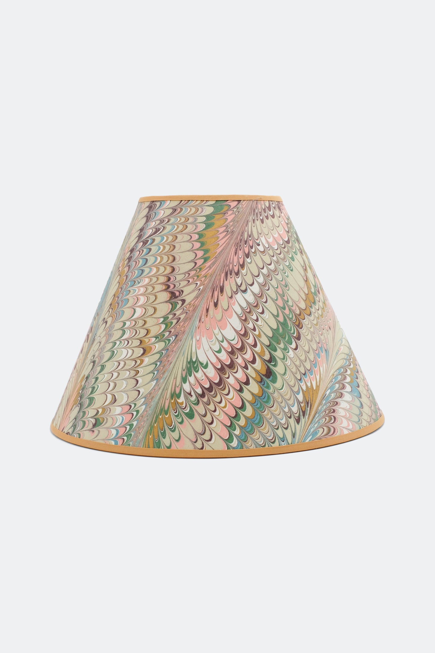 16" Empire Lampshade —  Hand-Marbled
