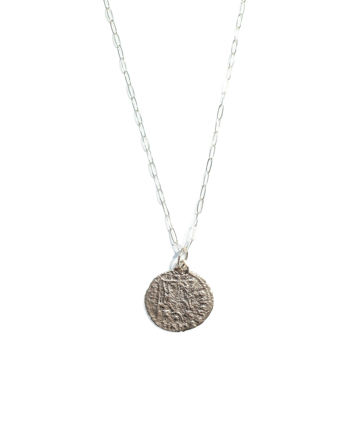 Nautical Mile Silver Coin Necklace