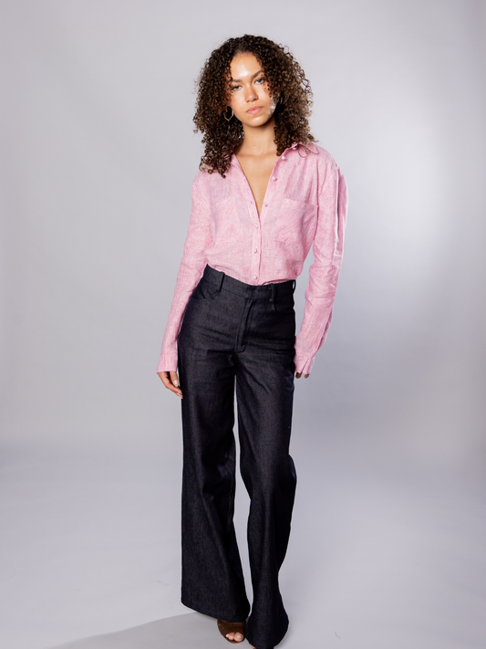 Smart Denim Trouser Organic Cotton - Katherina | No More Nobody