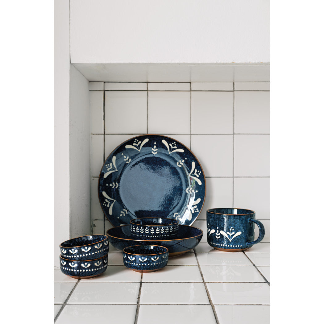Set of 6 Nightbloom Dessert Bowl 4.5 Inch
