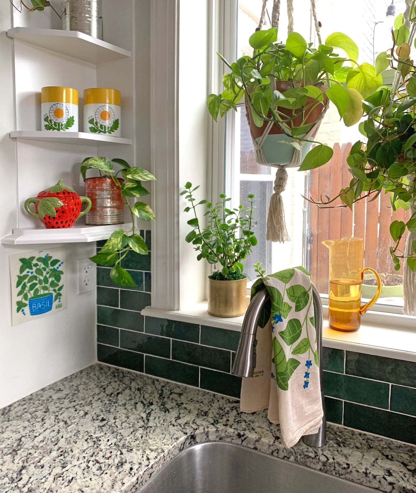 Fresh Herbs- Dish Towel Set of 2
