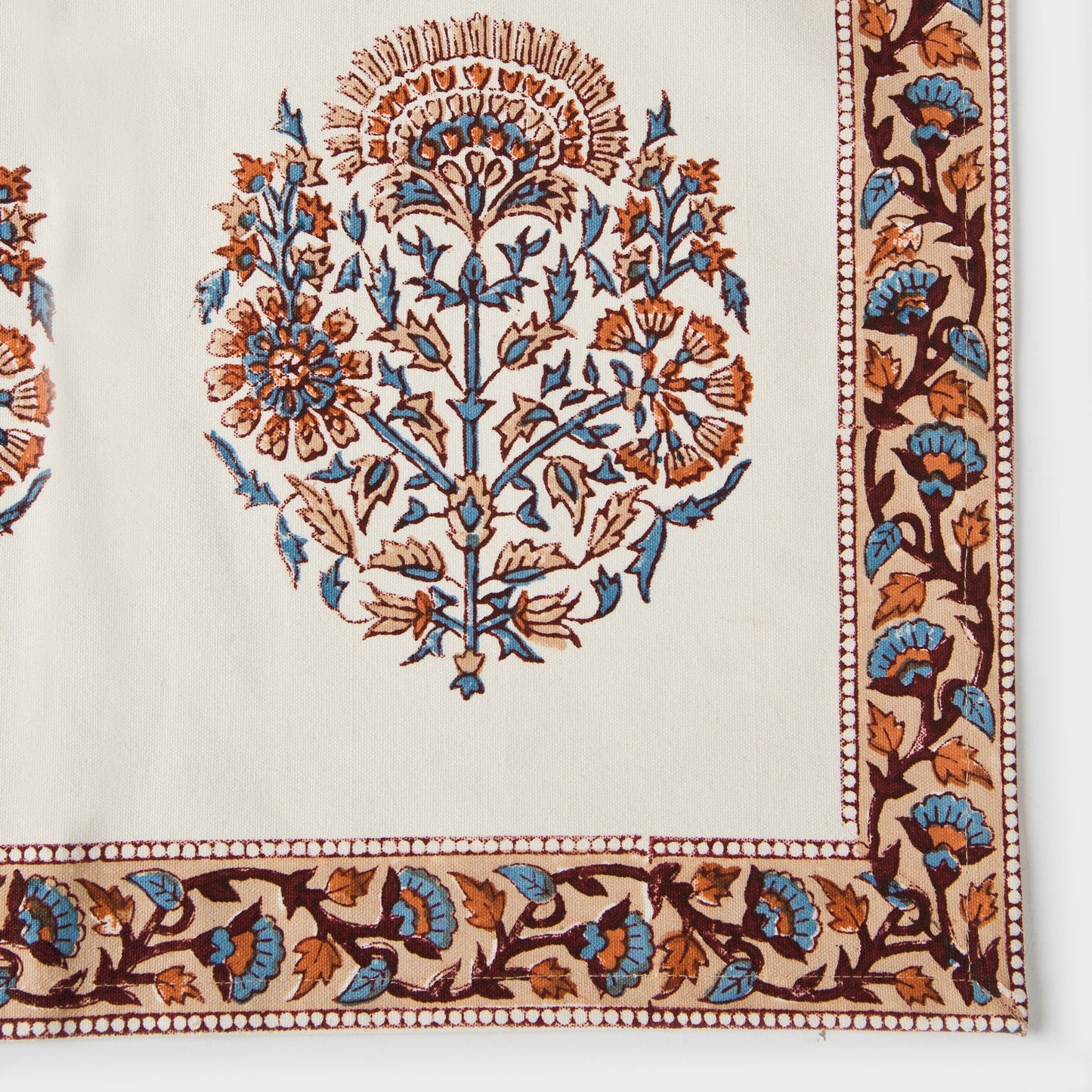 Saffra Hand Block Printed Cotton Placemats Set of 4