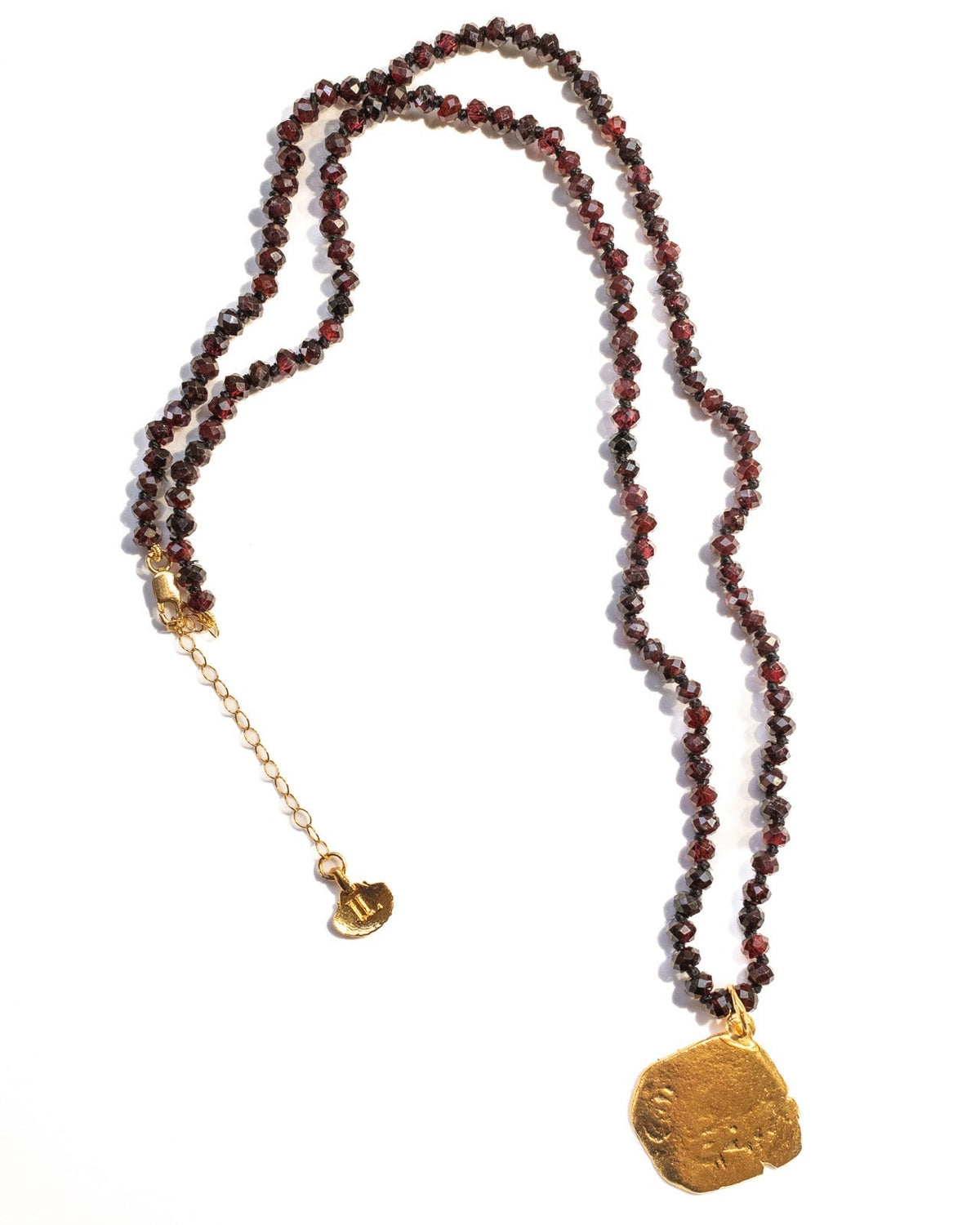 Another Era 18K Gold Vermeil & Garnet Necklace