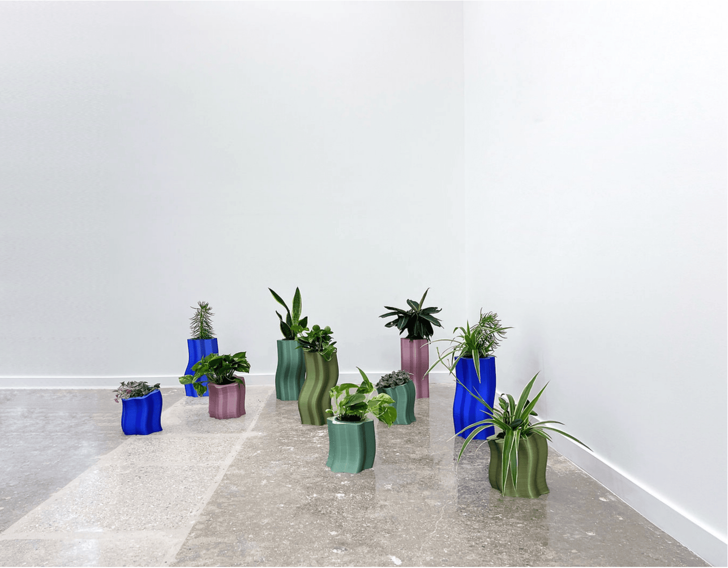 Frosting Large Planters