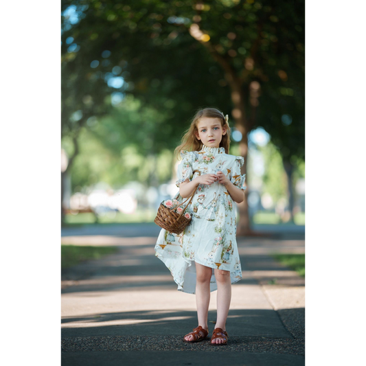 Aoki Dress-Bramble Rabbit Short Sleeve