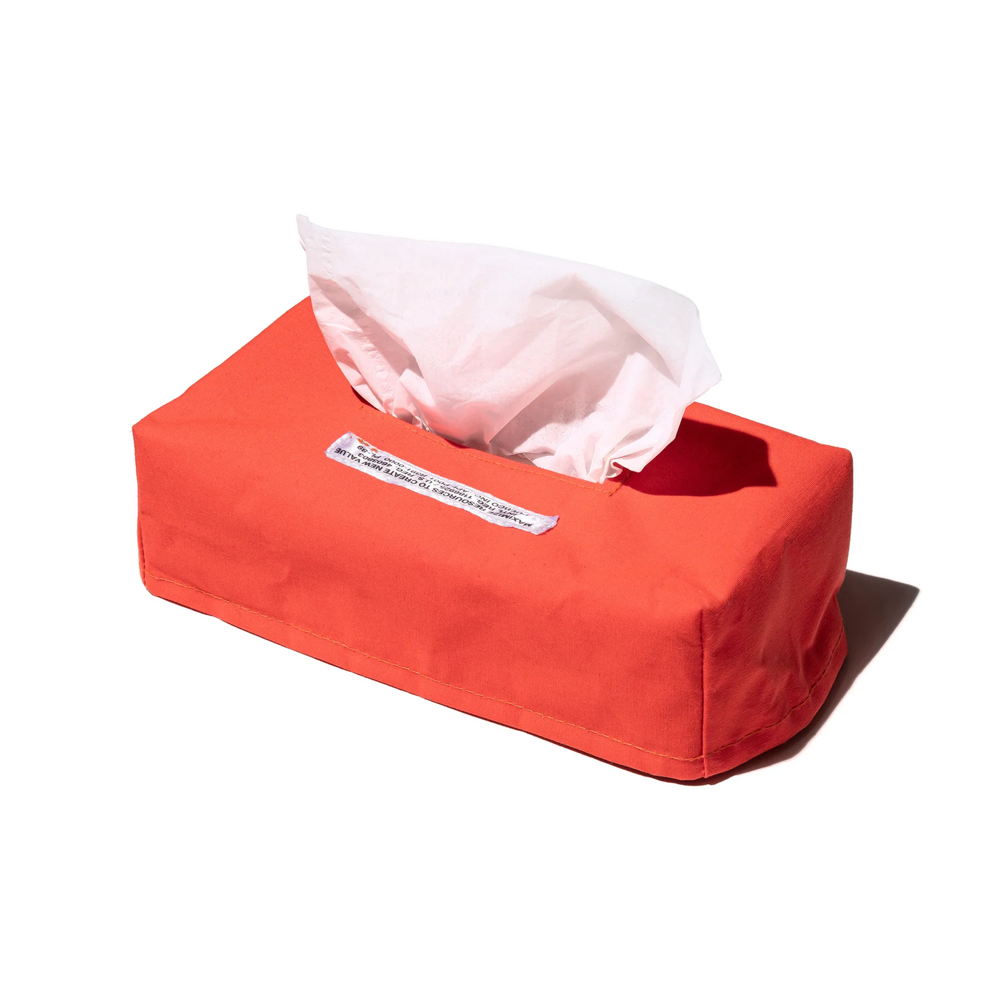 Emergency Tissue Box Cover / Neon Orange