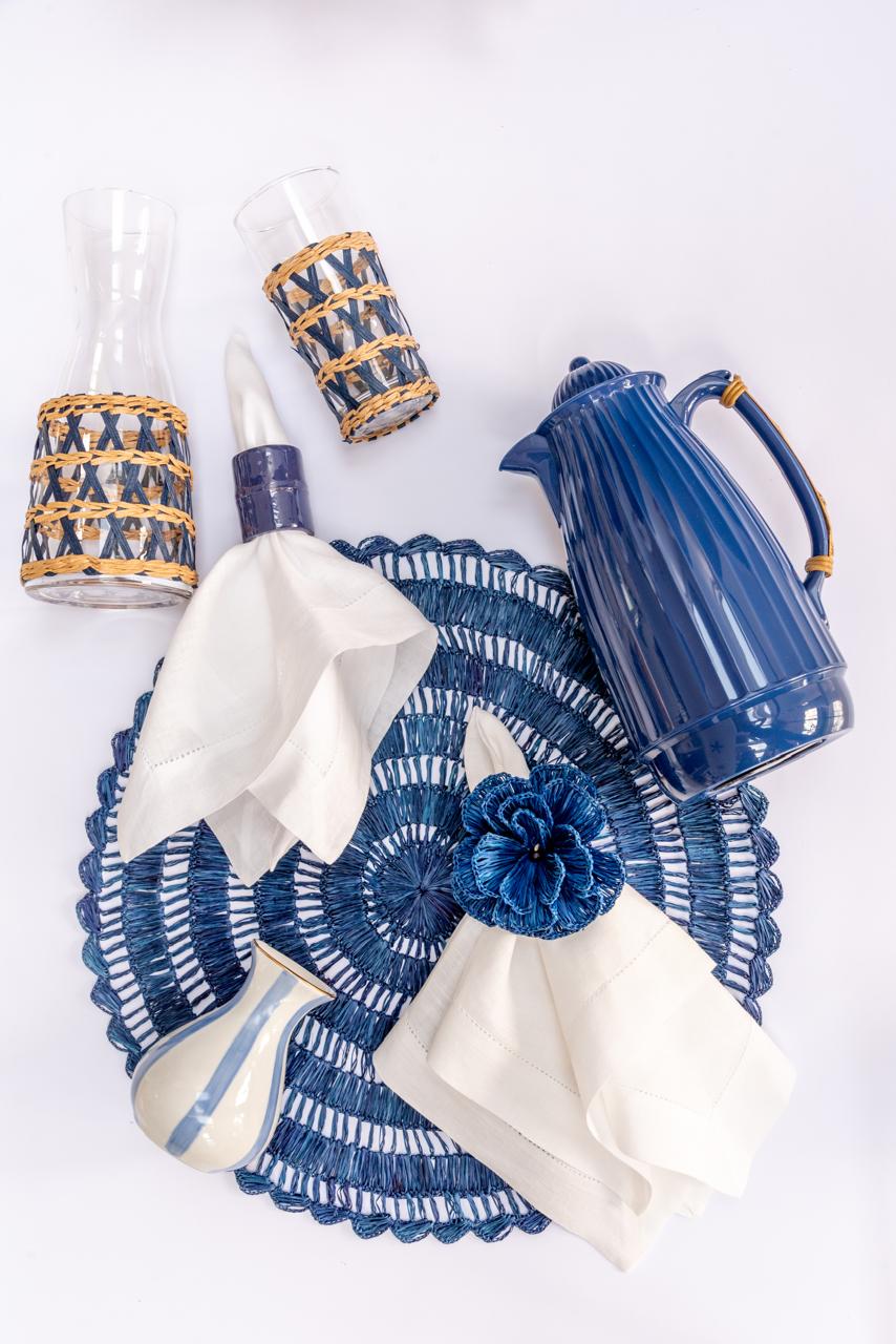 S/4 Buriti Flower Napkin Ring