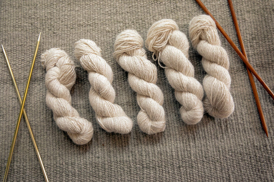Handspun Alpaca Yarn - Undyed