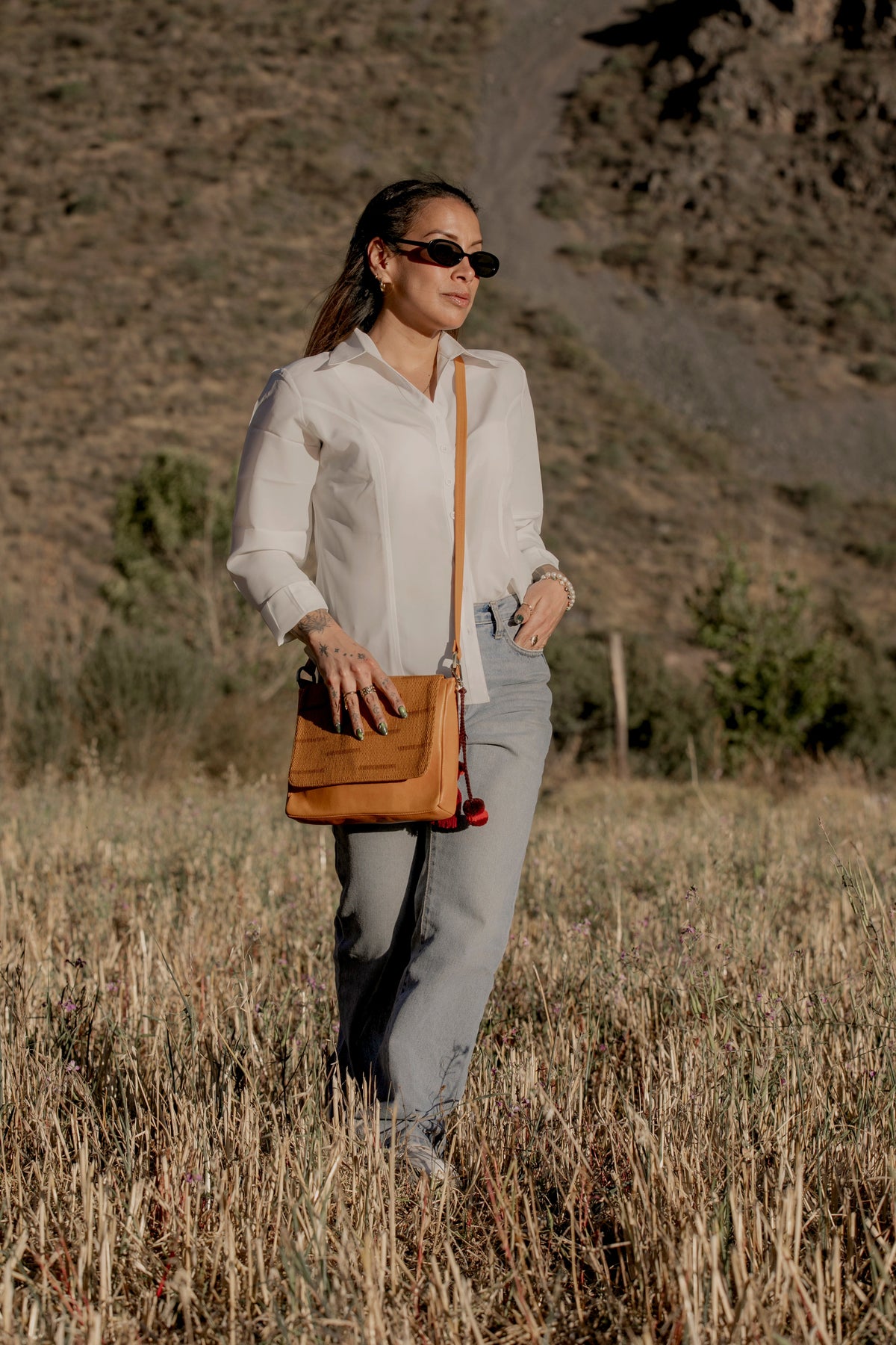 Woven Crossbody Bag