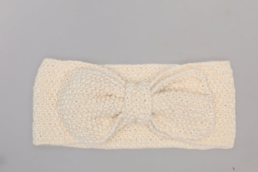Muku Knit Baby Bow Headband
