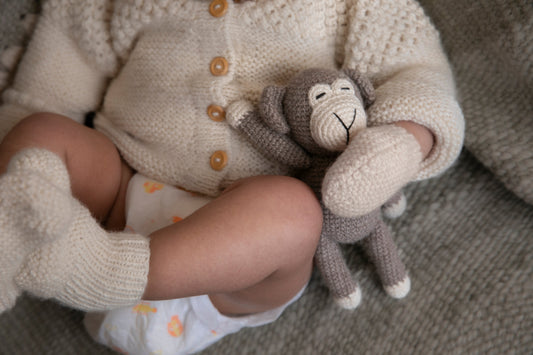 Monkey Knit Play Toy