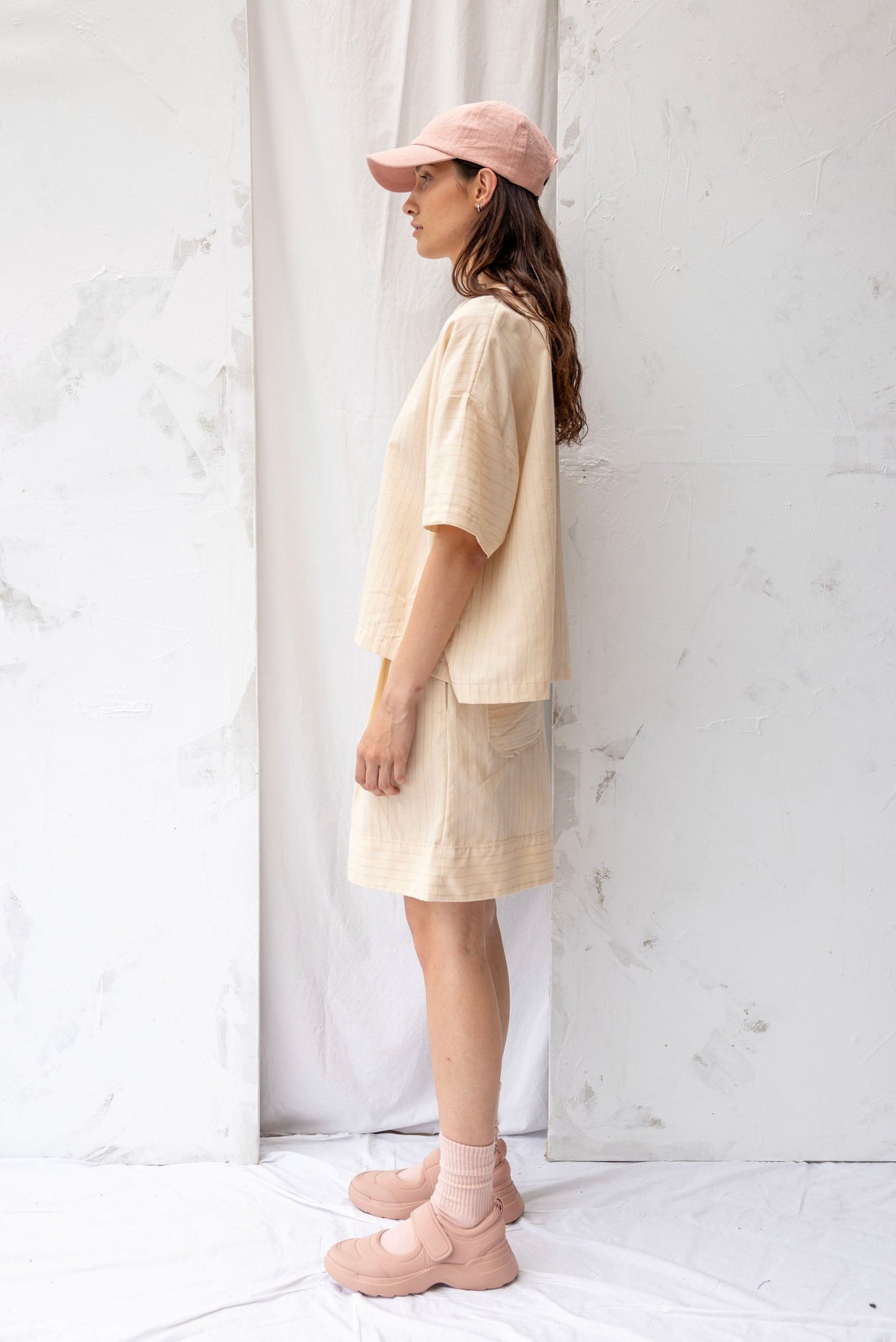 Joy Top | Natural Stripe