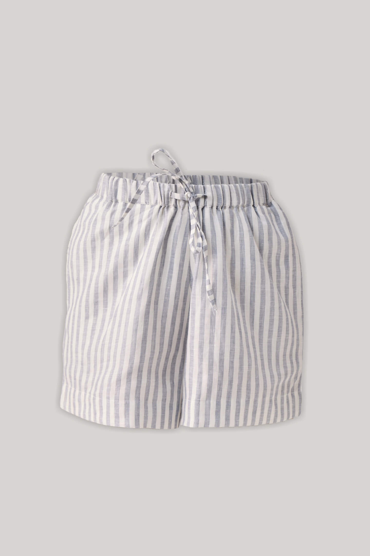 The Striped Linen Shorts