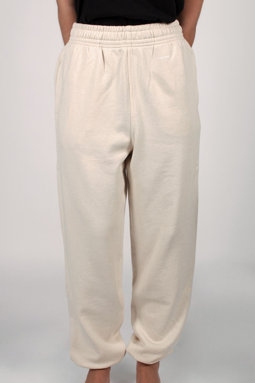 Joggers algodón orgánico - Crema