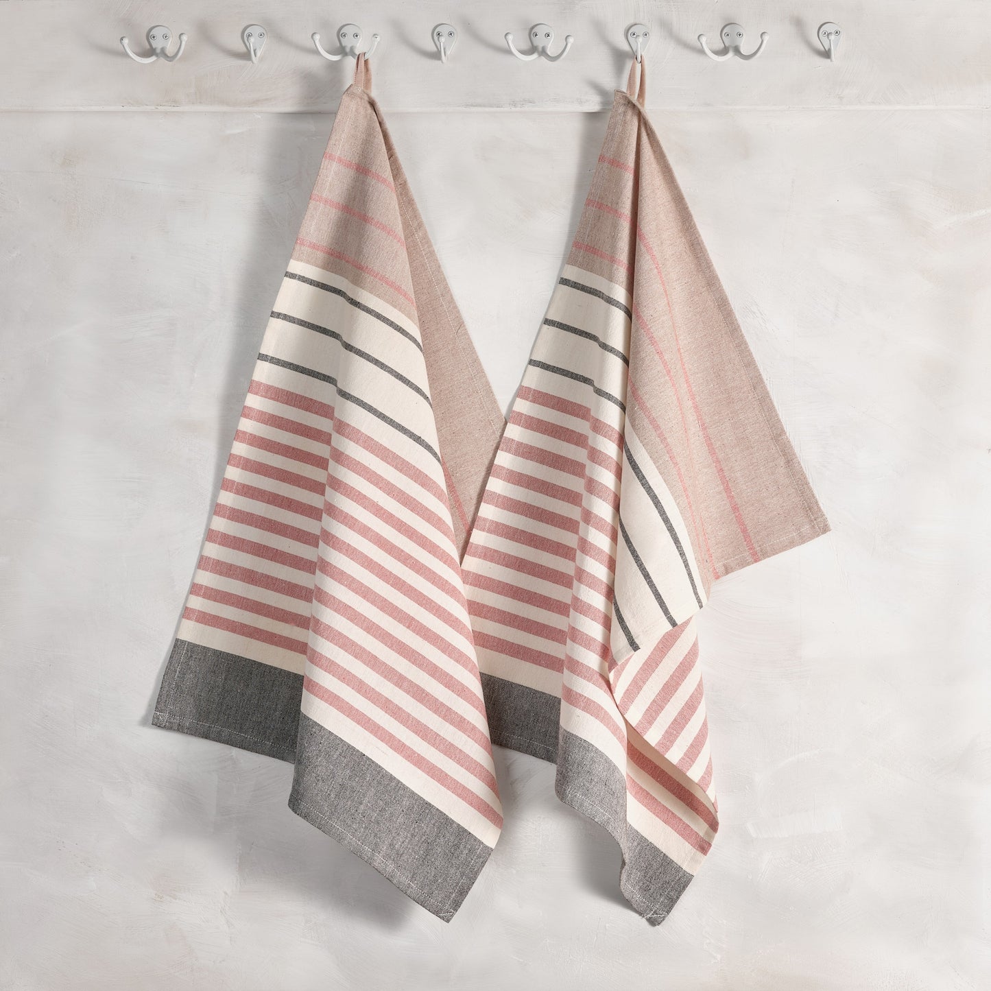 Handwoven Cotton Kitchen Towels | Set of 2 | Fair Trade | Airy Stripe