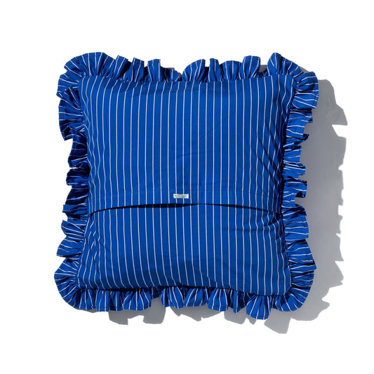 Shirt Fabric Ruffle Cushion Cover