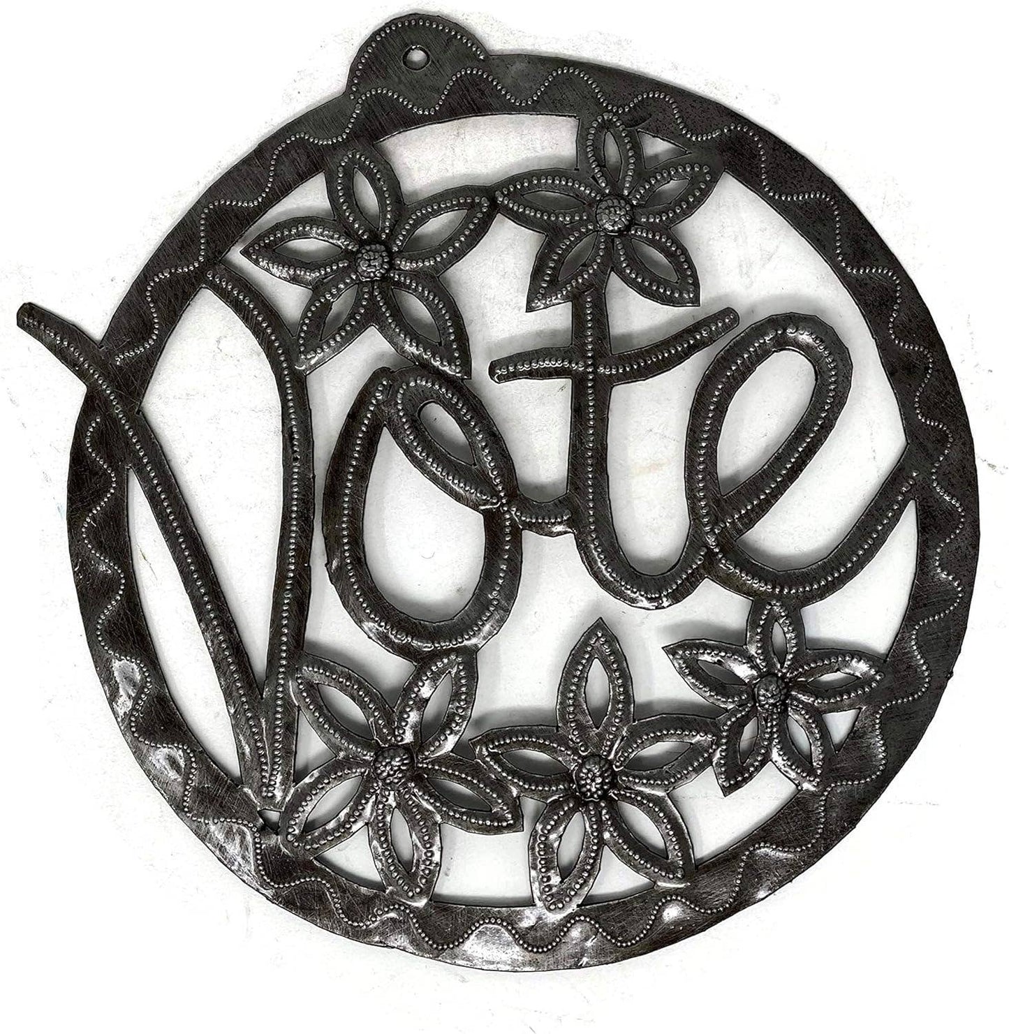 VOTE, Metal Sign, Wall Plaque, Decorative Ornament 7.5"