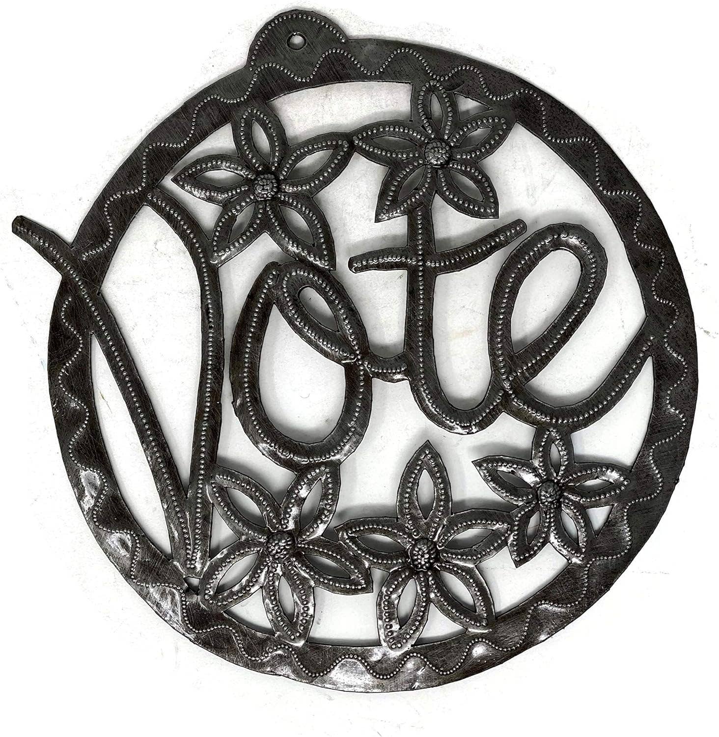 VOTE, Metal Sign, Wall Plaque, Decorative Ornament 7.5"