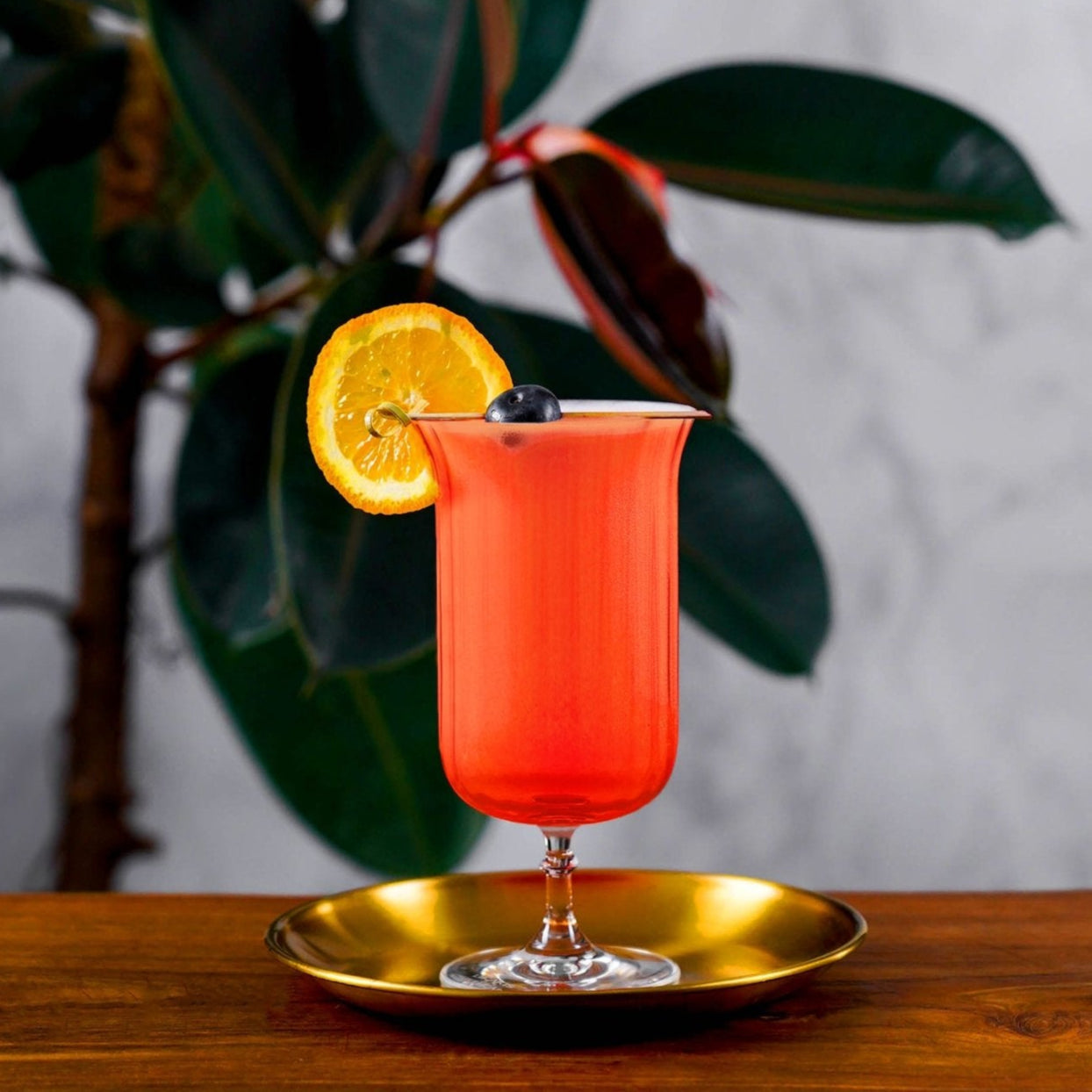 Rims Orient-Coupe Gin Sour/Long Island Ribbed Cocktail Glasses