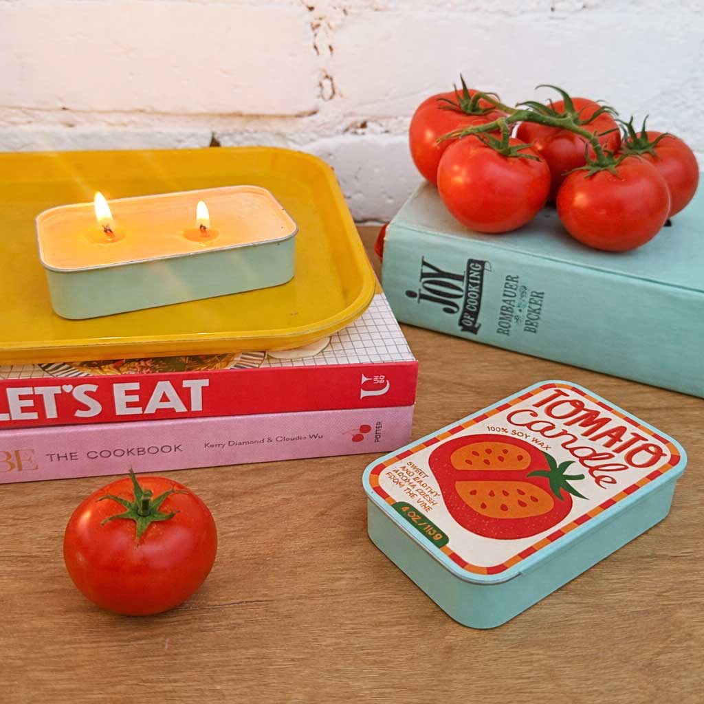Tomato Candle &  Cheese Tote Gift Set