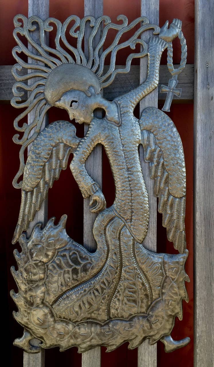 Flamenco Angel Metal Wall Art by Thenor Evenson 18" x 34"
