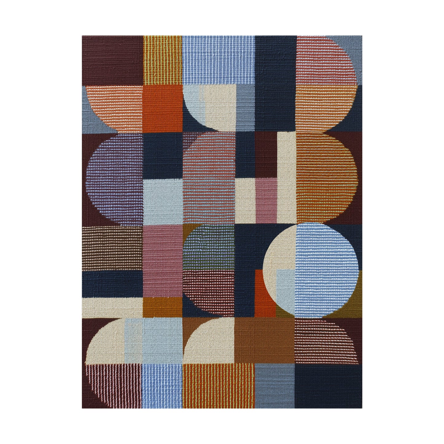 Woven Perspectives No. 18 — Geometric Abstract Art Print