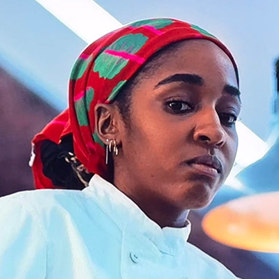 Glowing Chard Cotton Silk Bandana