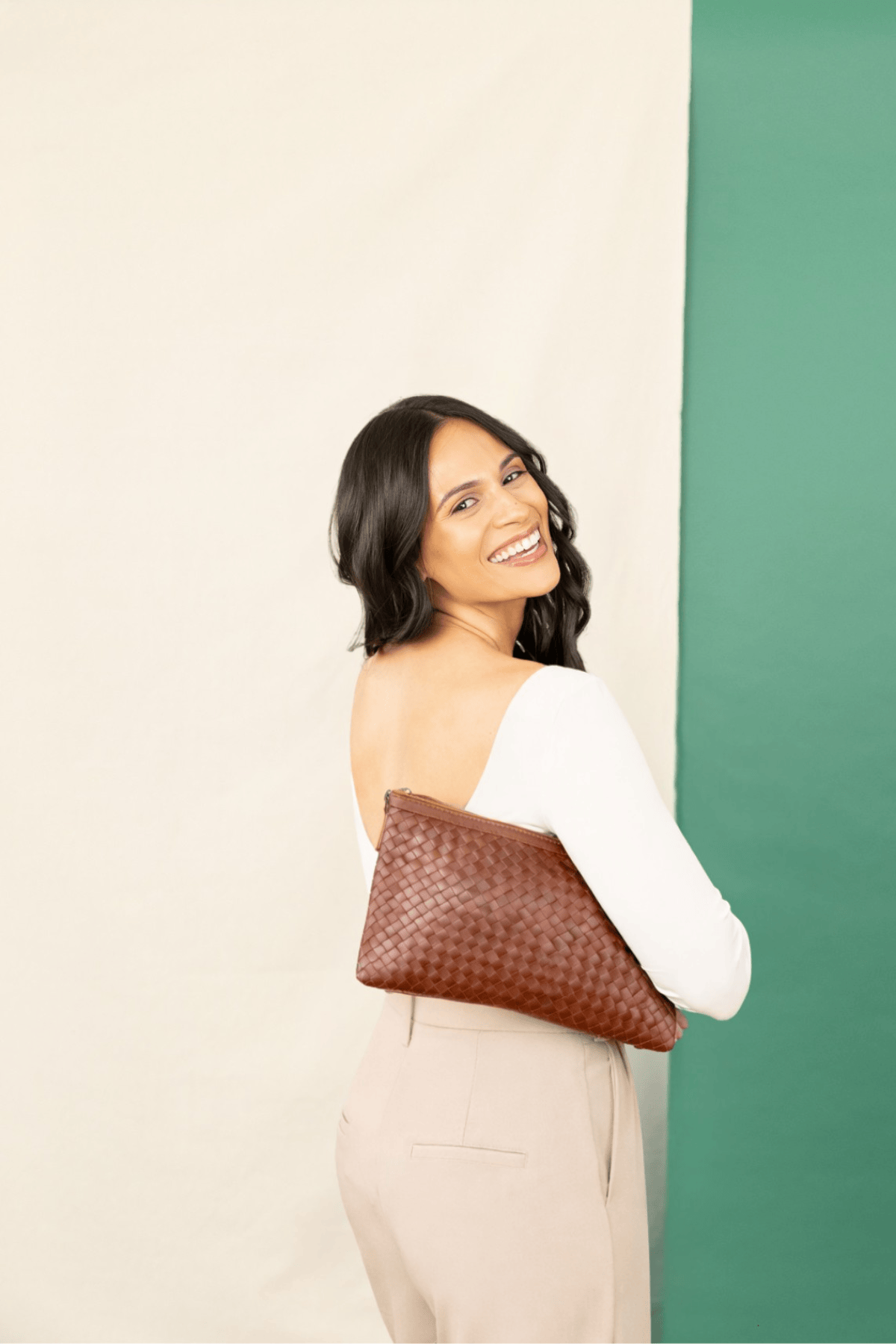 Woven Crossbody Bag