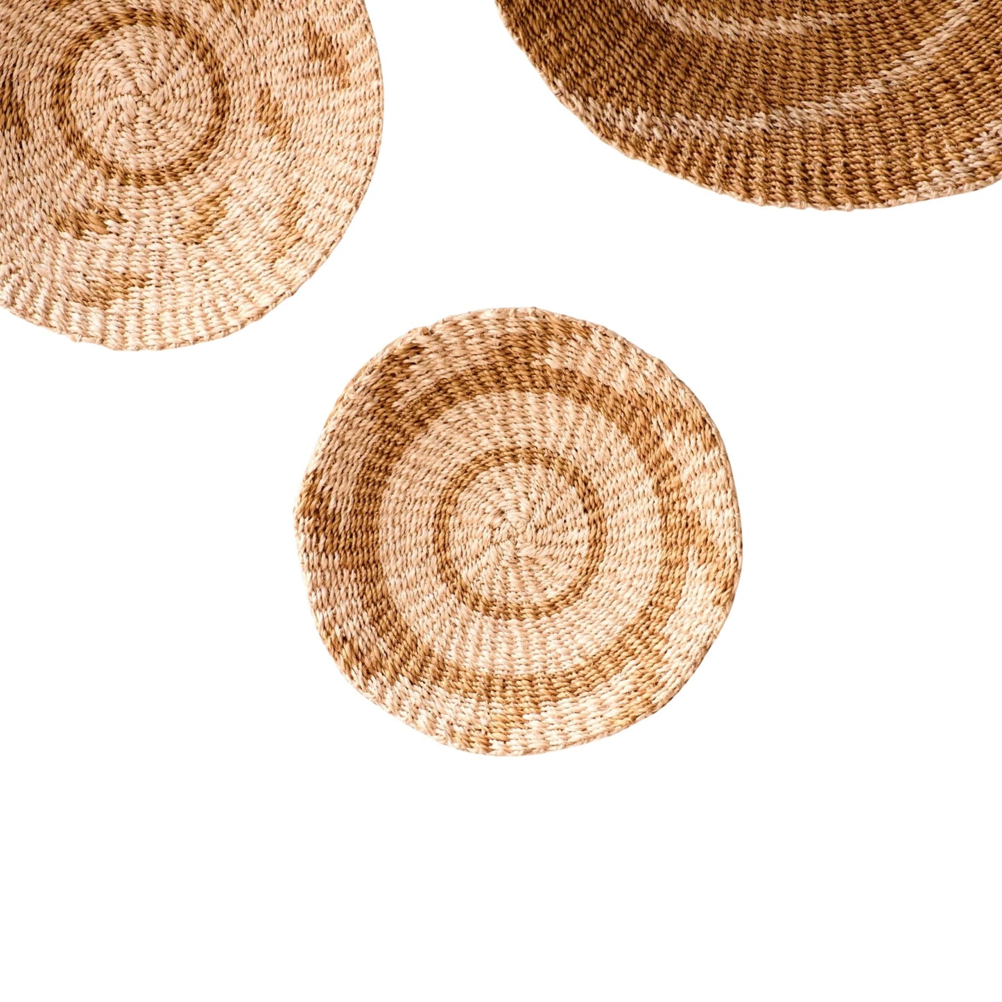 Natural + Brown Wall Baskets, Small