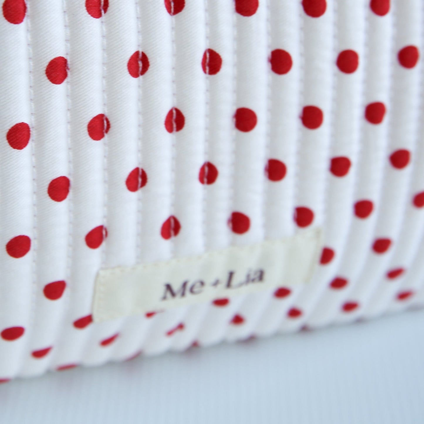 Polkadot Red Make-up Pouch - Large