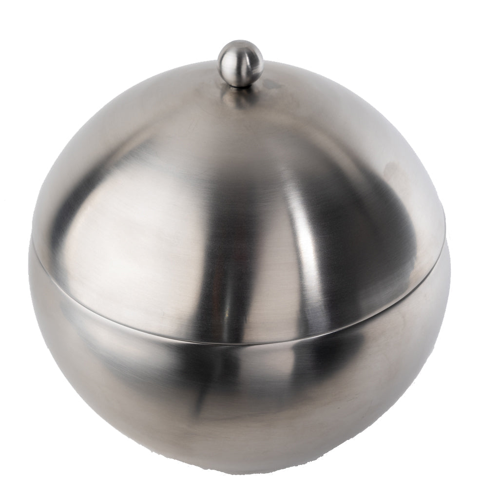 Brushed Stainless Orb Ice Bucket