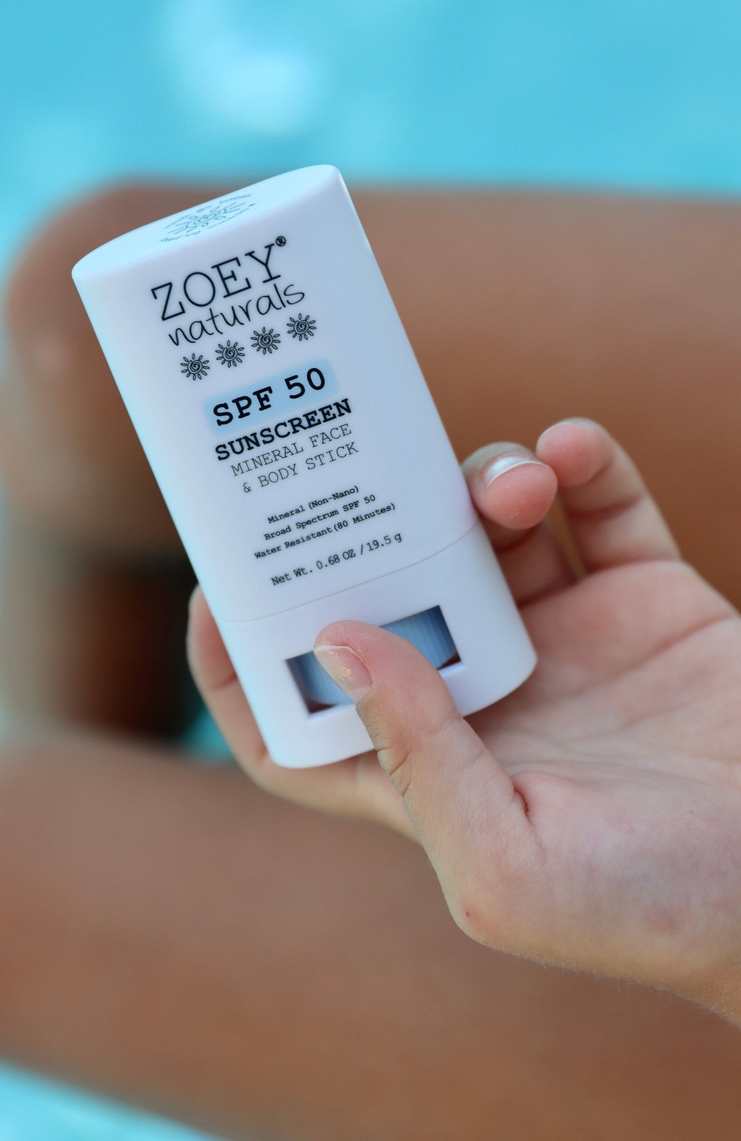 Zoey Naturals SPF 50 Mineral Sunscreen Stick