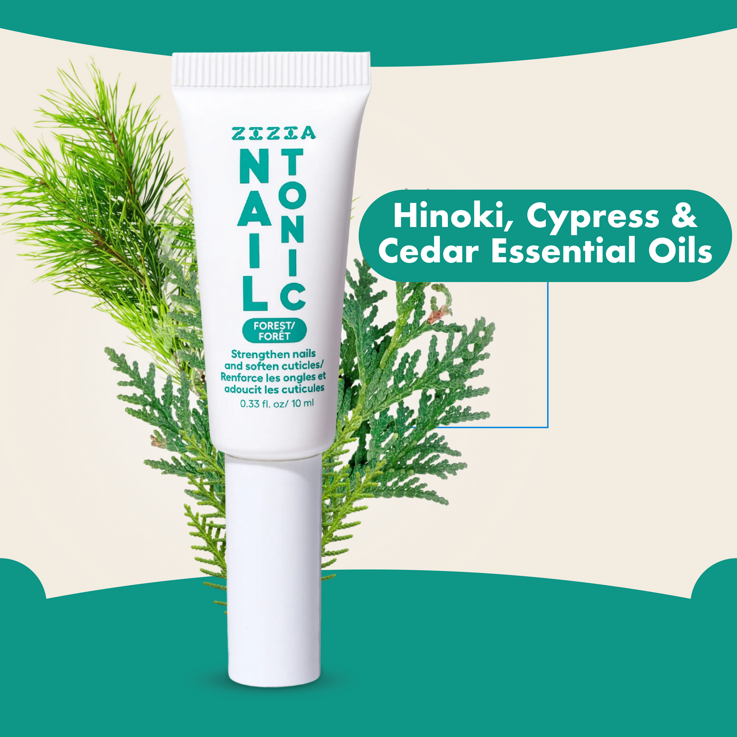 Nail Tonic Trio (Unscented, Citrus + Forest)