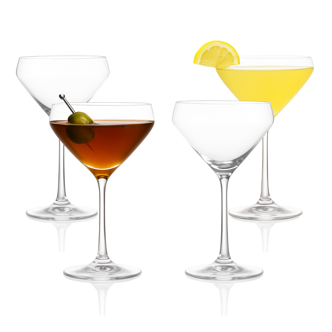 Hand Blown Martini Glass