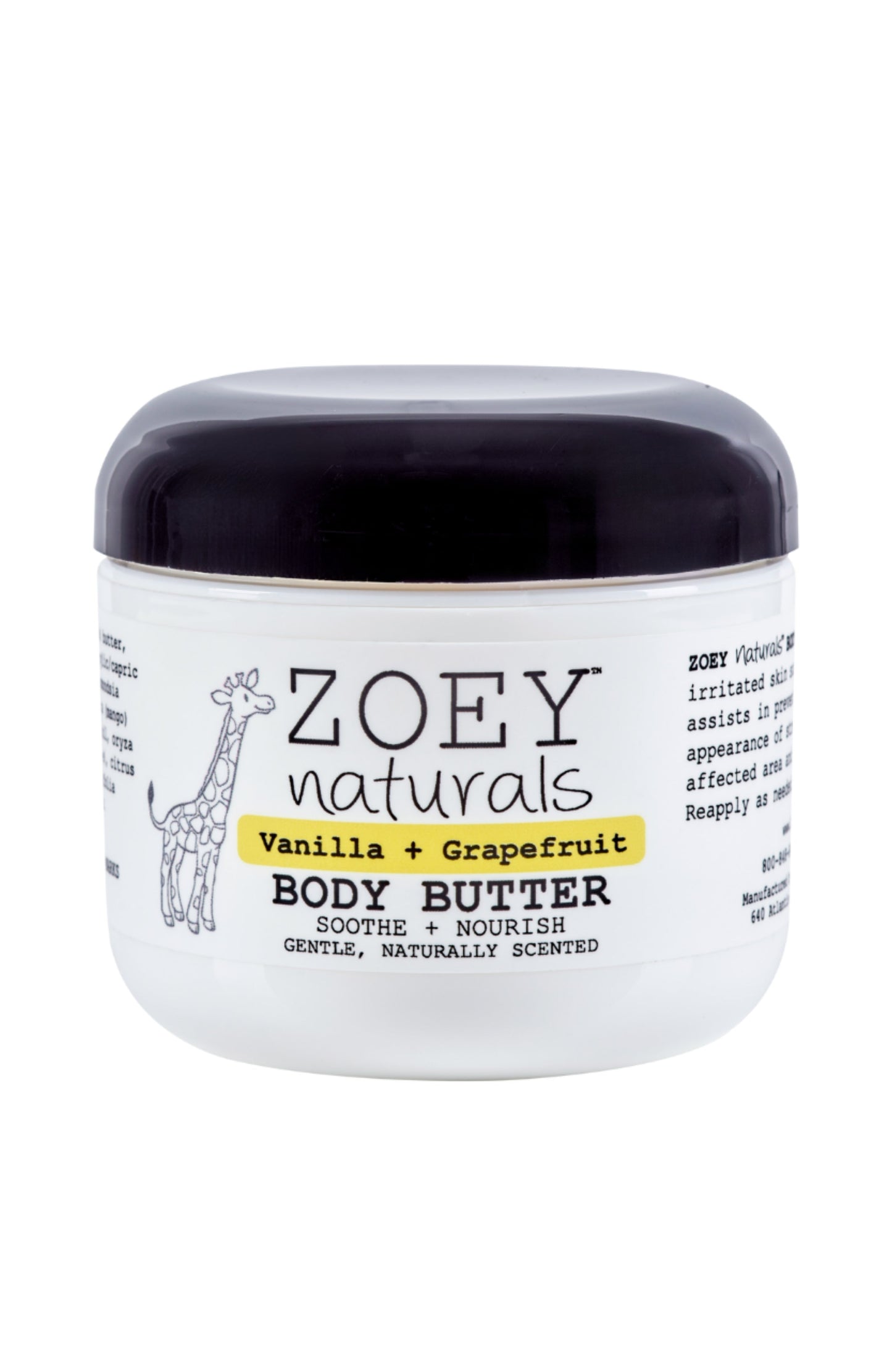 Vanilla + Grapefruit Body Butter