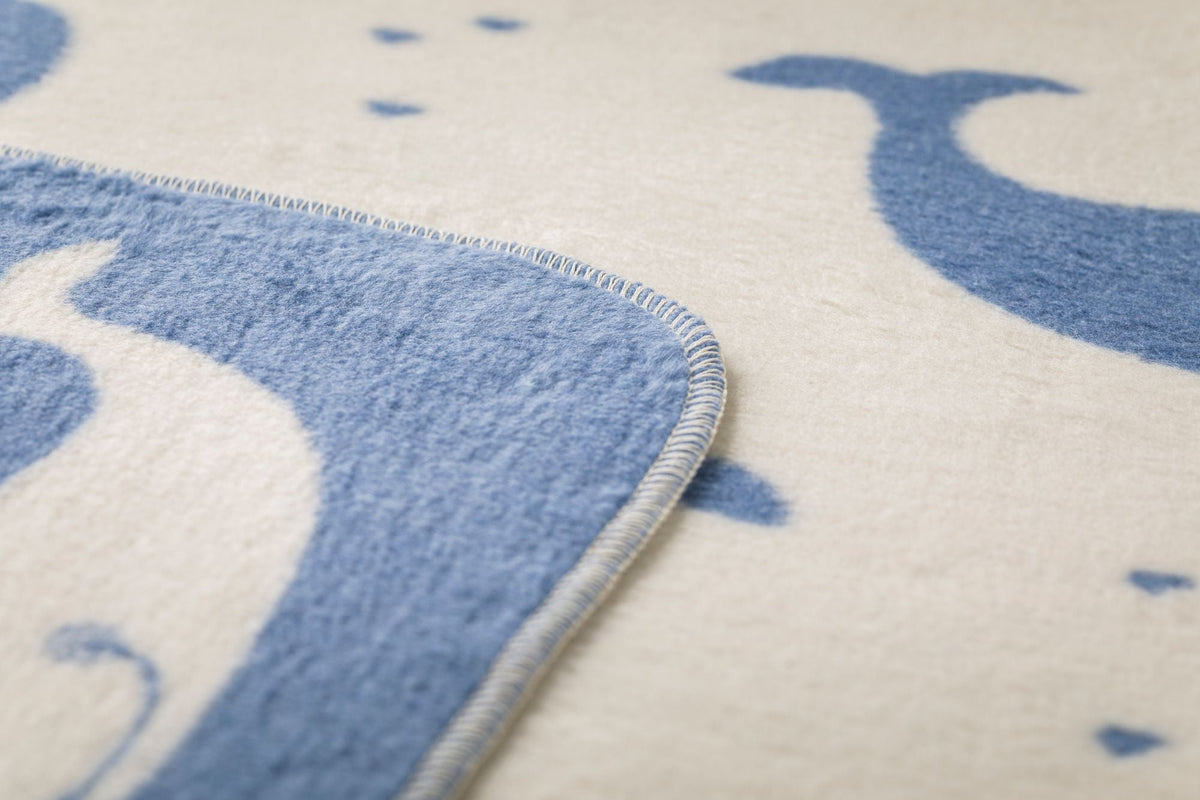 MAJA Baby Blanket Organic "Whales Allover"